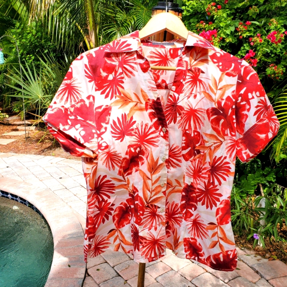 Liz Claiborne Tropical Shirt